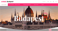 Desktop Screenshot of disfrutabudapest.com